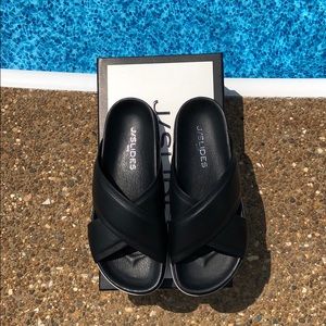 J/Slides Olivia flatform slide sandal